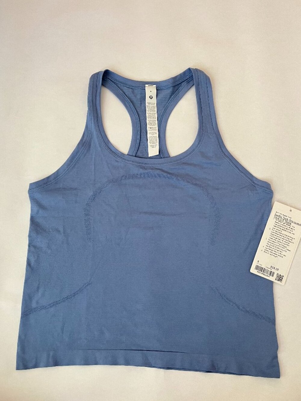 NWT Lululemon Swiftly Tech Racerback Tank Top 2.0 *Waist Length 8 Purple/blue